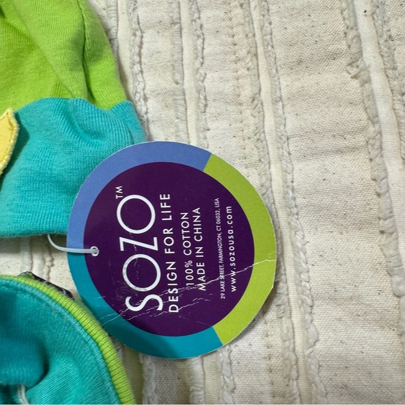 NWT Sozo Jungle Land Apparel Hat and Booties - Picture 5 of 5